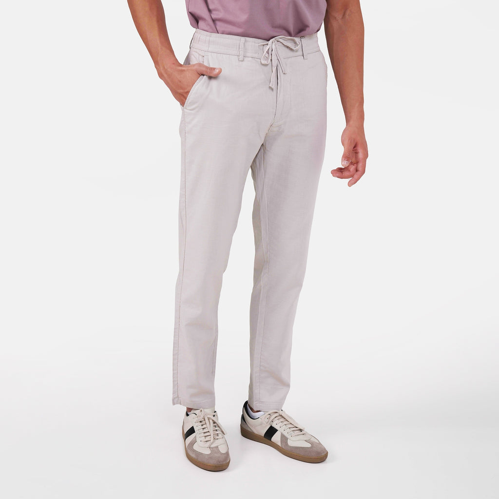 Feelizy Beige FLOW Linen Travel Pant - Lightweight Travel Pants