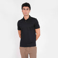 Feelizy Black BALANCE Polo - Tissot Dobby Stretch Polo Shirt