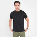 Feelizy Black CLOUD Tee - Lightweight Cotton Blend T-Shirt