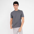 Feelizy Dark Grey CLOUD Tee - Lightweight Cotton Blend T-Shirt
