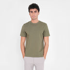 Feelizy Green PRIME Tee - Rib Cotton Breathable T-Shirt