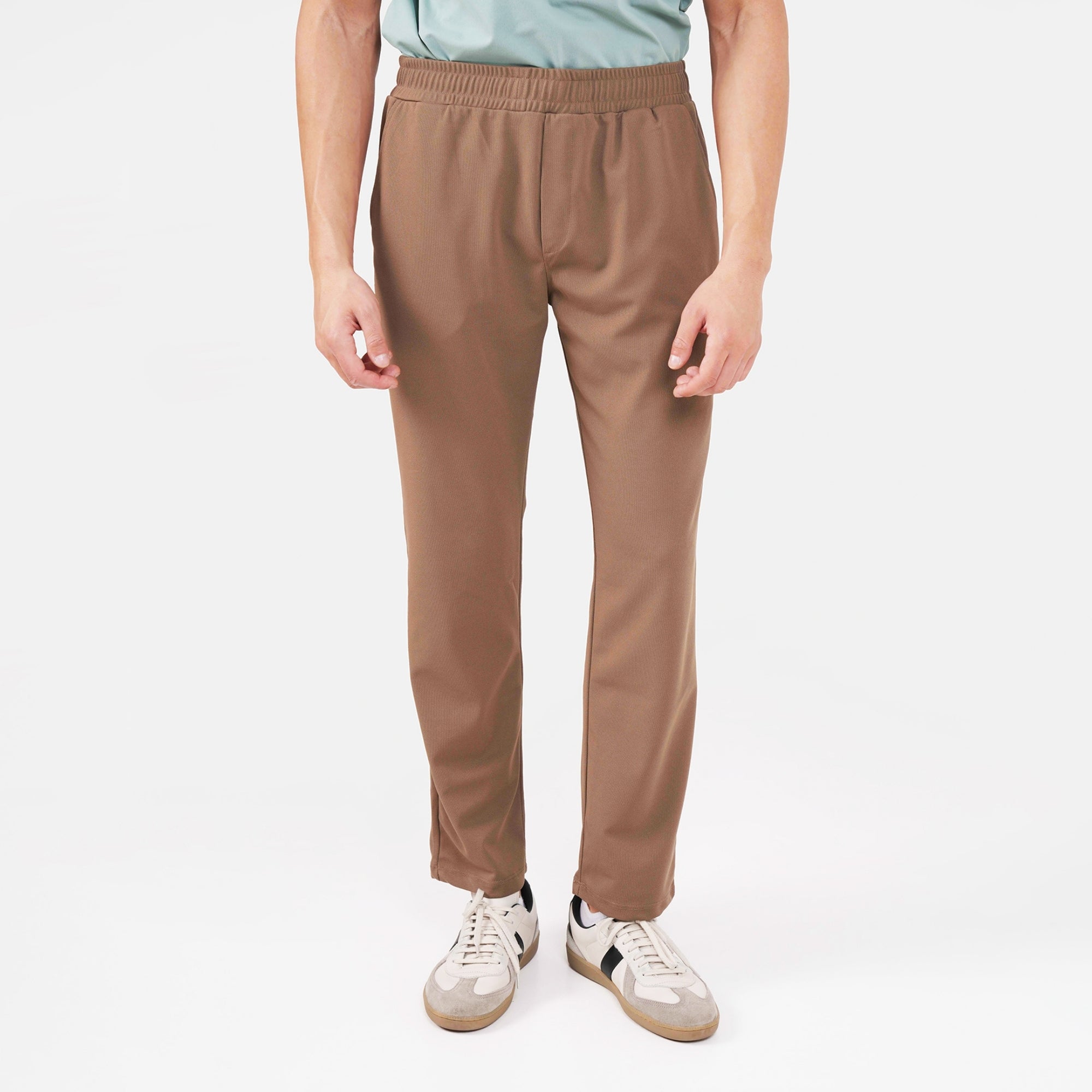 Feelizy Khaki TEXTURE Lounge Pants - Lightweight Breathable Comfort Pants