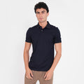 Feelizy Navy BALANCE Polo - Tissot Dobby Stretch Polo Shirt