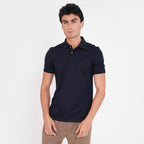 Feelizy Navy BALANCE Polo - Tissot Dobby Stretch Polo Shirt