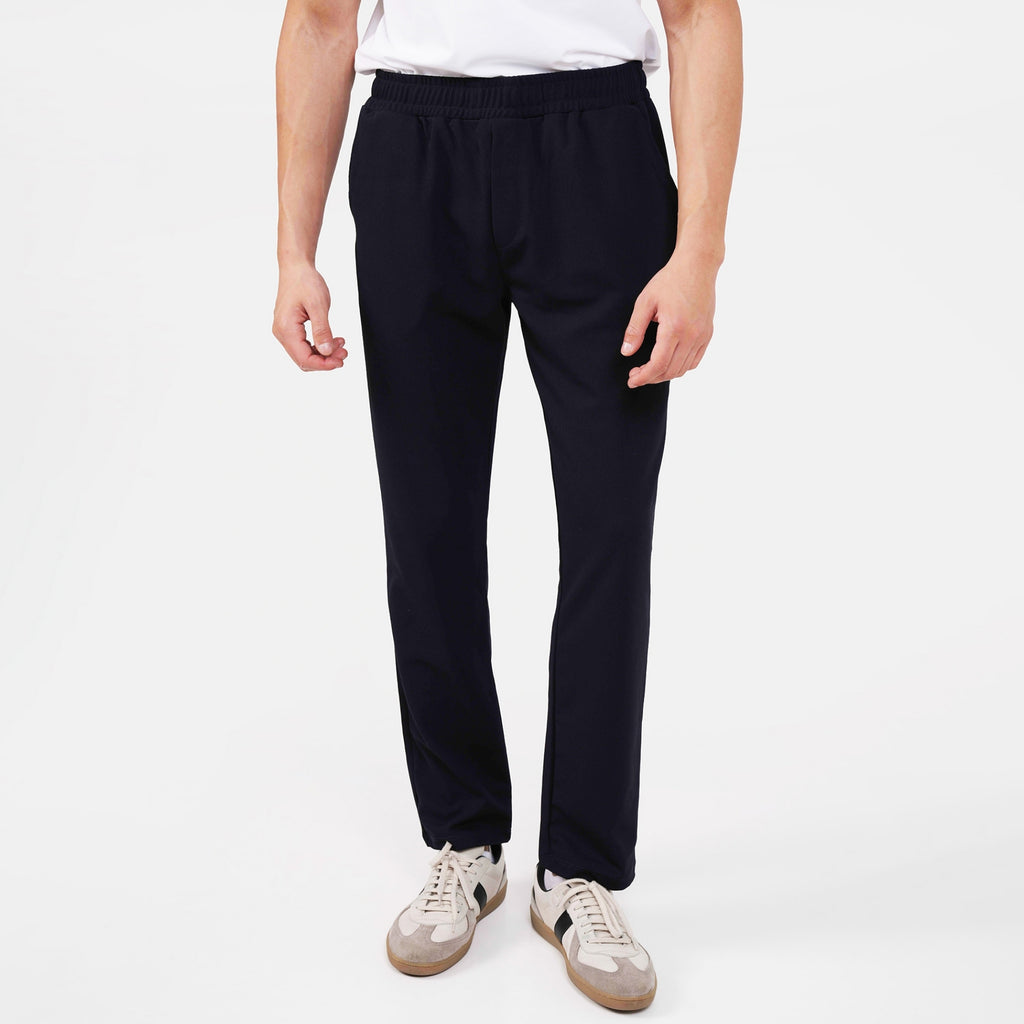 Feelizy Navy TEXTURE Lounge Pants - Lightweight Breathable Comfort Pants