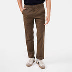 Feelizy Brown FORM Trouser - Stretch Cotton Breathable Pants