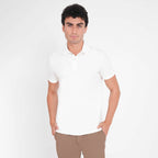 Feelizy White BALANCE Polo - Tissot Dobby Stretch Polo Shirt