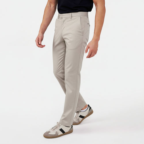 Feelizy Beige FORM Trouser - Stretch Cotton Breathable Pants