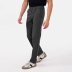 Feelizy Dark Grey FORM Trouser - Stretch Cotton Breathable Pants