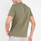 Feelizy Green PRIME Tee - Rib Cotton Breathable T-Shirt