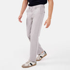 Feelizy Light Grey FORM Trouser - Stretch Cotton Breathable Pants