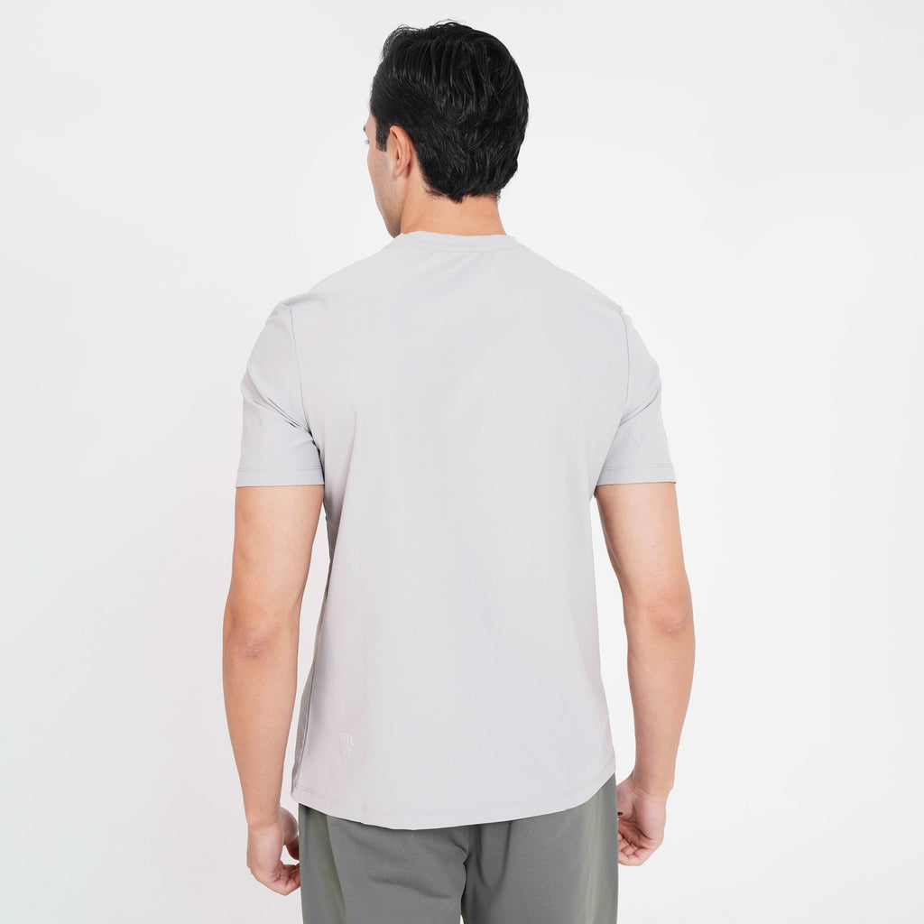 Feelizy Light Grey CLOUD Tee - Lightweight Cotton Blend T-Shirt