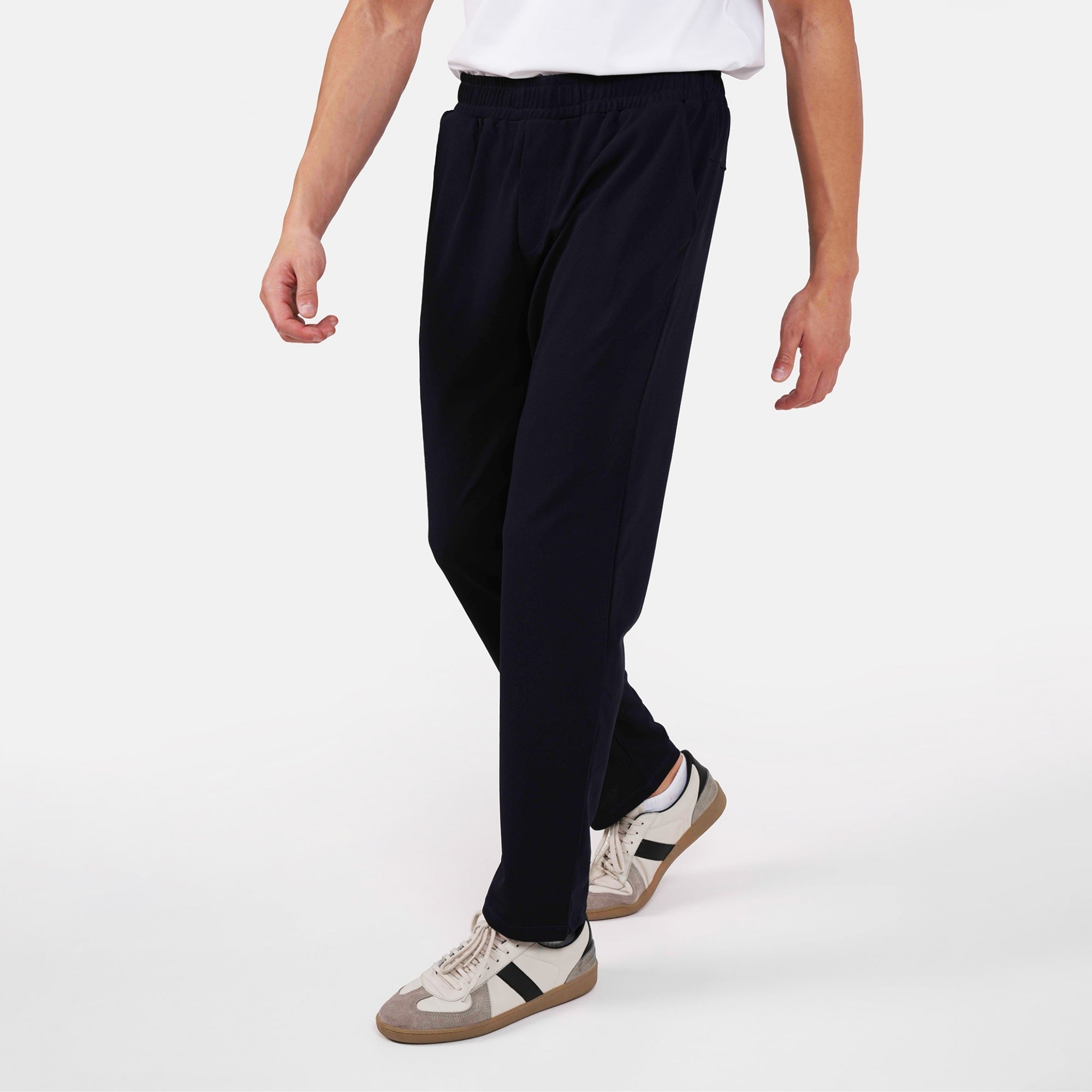 Feelizy Navy TEXTURE Lounge Pants - Lightweight Breathable Comfort Pants