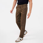 Feelizy Brown FORM Trouser - Stretch Cotton Breathable Pants
