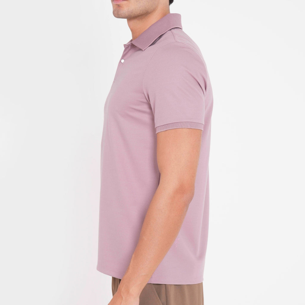 Feelizy Pink BALANCE Polo - Tissot Dobby Stretch Polo Shirt