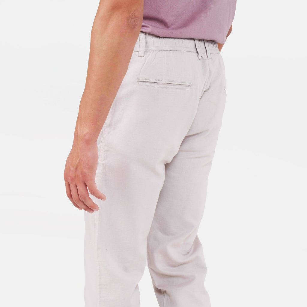 Feelizy Beige FLOW Linen Travel Pant - Lightweight Travel Pants