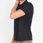 Feelizy Black BALANCE Polo - Tissot Dobby Stretch Polo Shirt