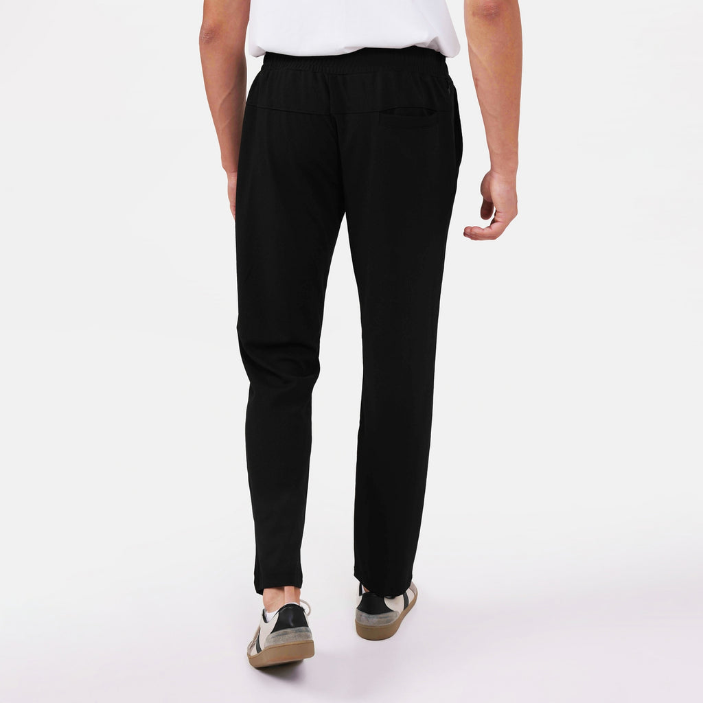 Feelizy Black TEXTURE Lounge Pants - Lightweight Breathable Comfort Pants