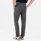 Feelizy Dark Grey FORM Trouser - Stretch Cotton Breathable Pants
