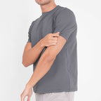 Feelizy Dark Grey CLOUD Tee - Lightweight Cotton Blend T-Shirt