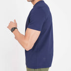 Feelizy Navy CLOUD Tee - Lightweight Cotton Blend T-Shirt