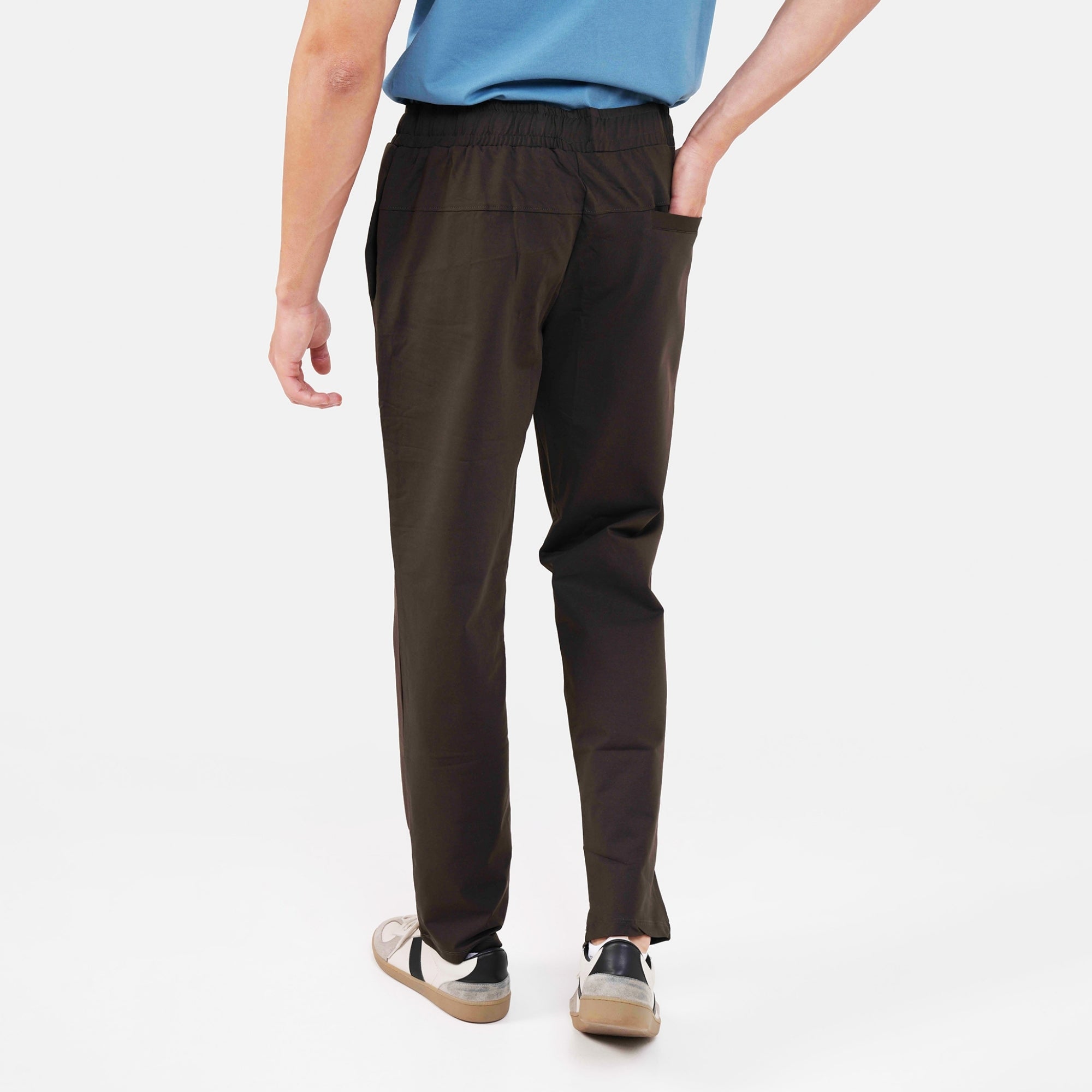 Feelizy Olive BREEZE Lounge Pants - Smooth Finish Zip Pocket Pants
