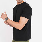 Feelizy Black CLOUD Tee - Lightweight Cotton Blend T-Shirt