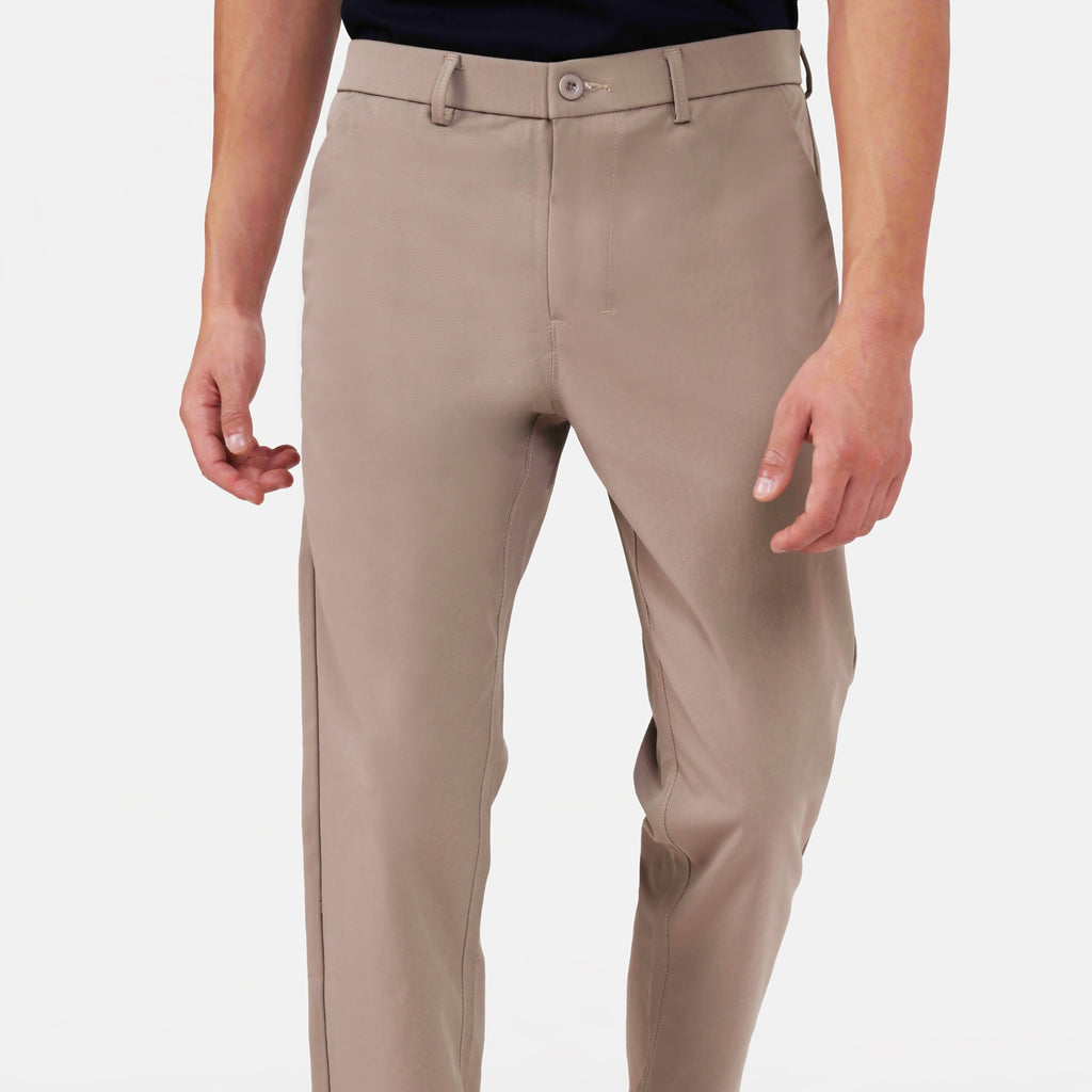 Feelizy Camel FORM Trouser - Stretch Cotton Breathable Pants