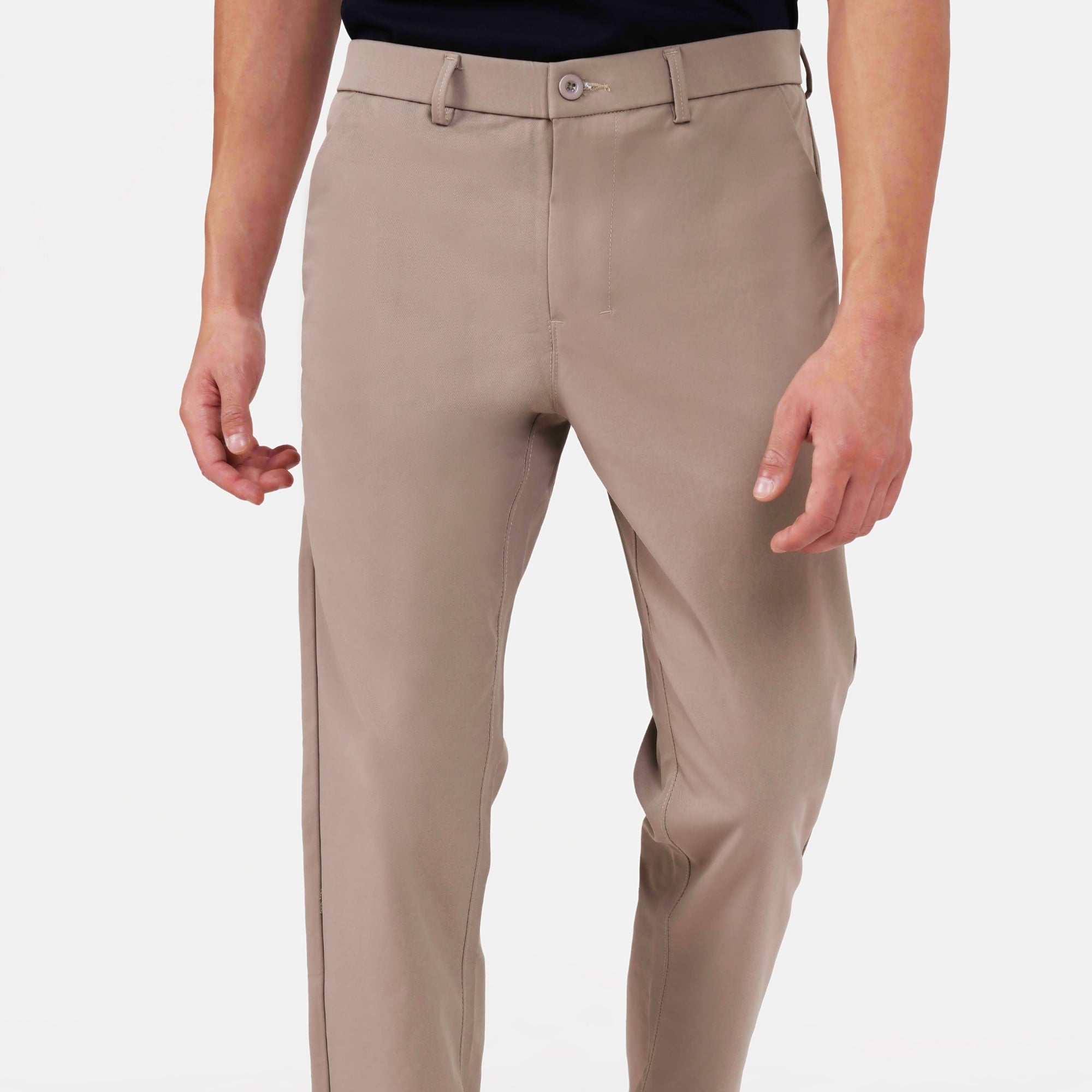 Feelizy Camel FORM Trouser - Stretch Cotton Breathable Pants
