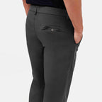 Feelizy Dark Grey FORM Trouser - Stretch Cotton Breathable Pants