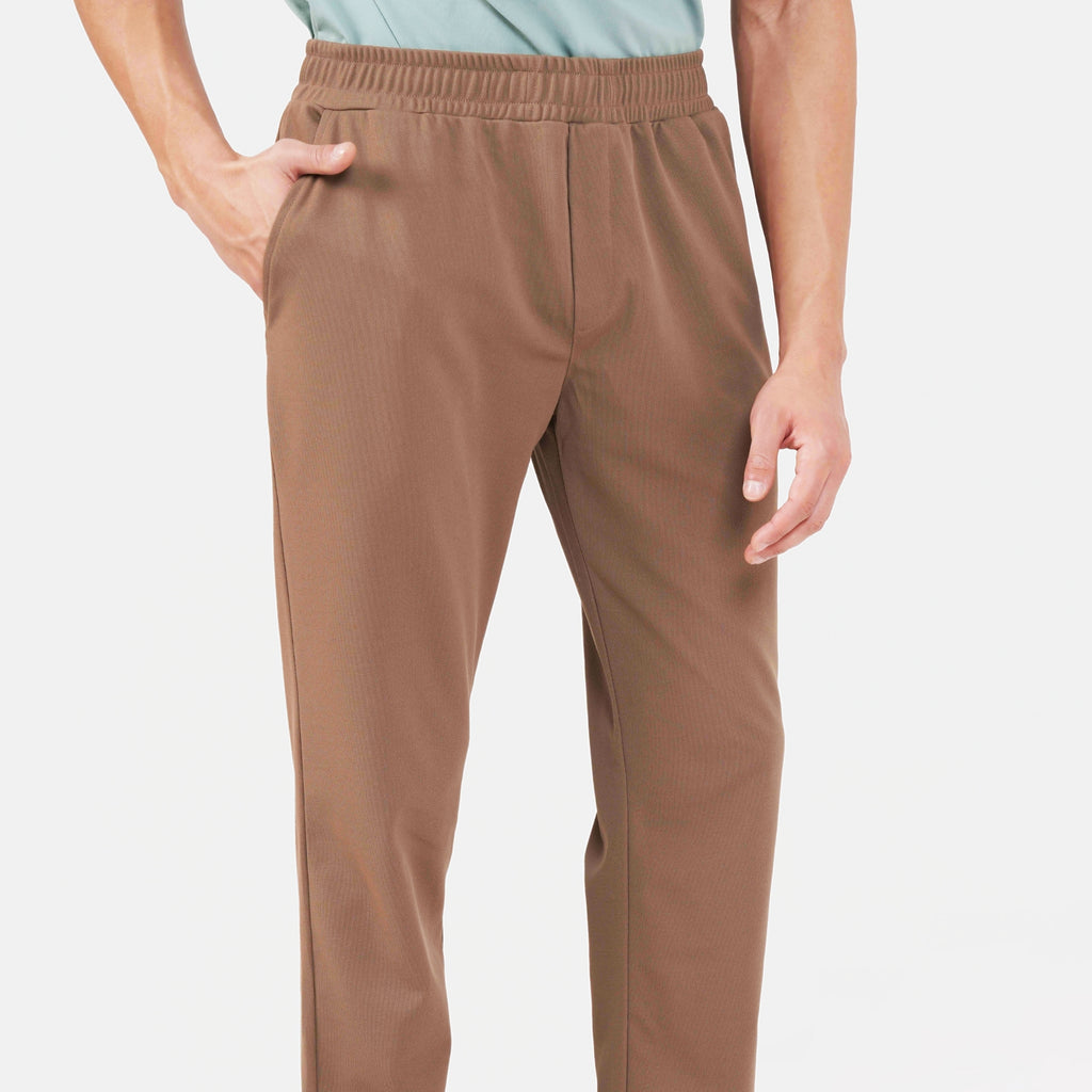 Feelizy Khaki TEXTURE Lounge Pants - Lightweight Breathable Comfort Pants