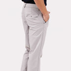 Feelizy Light Grey FORM Trouser - Stretch Cotton Breathable Pants