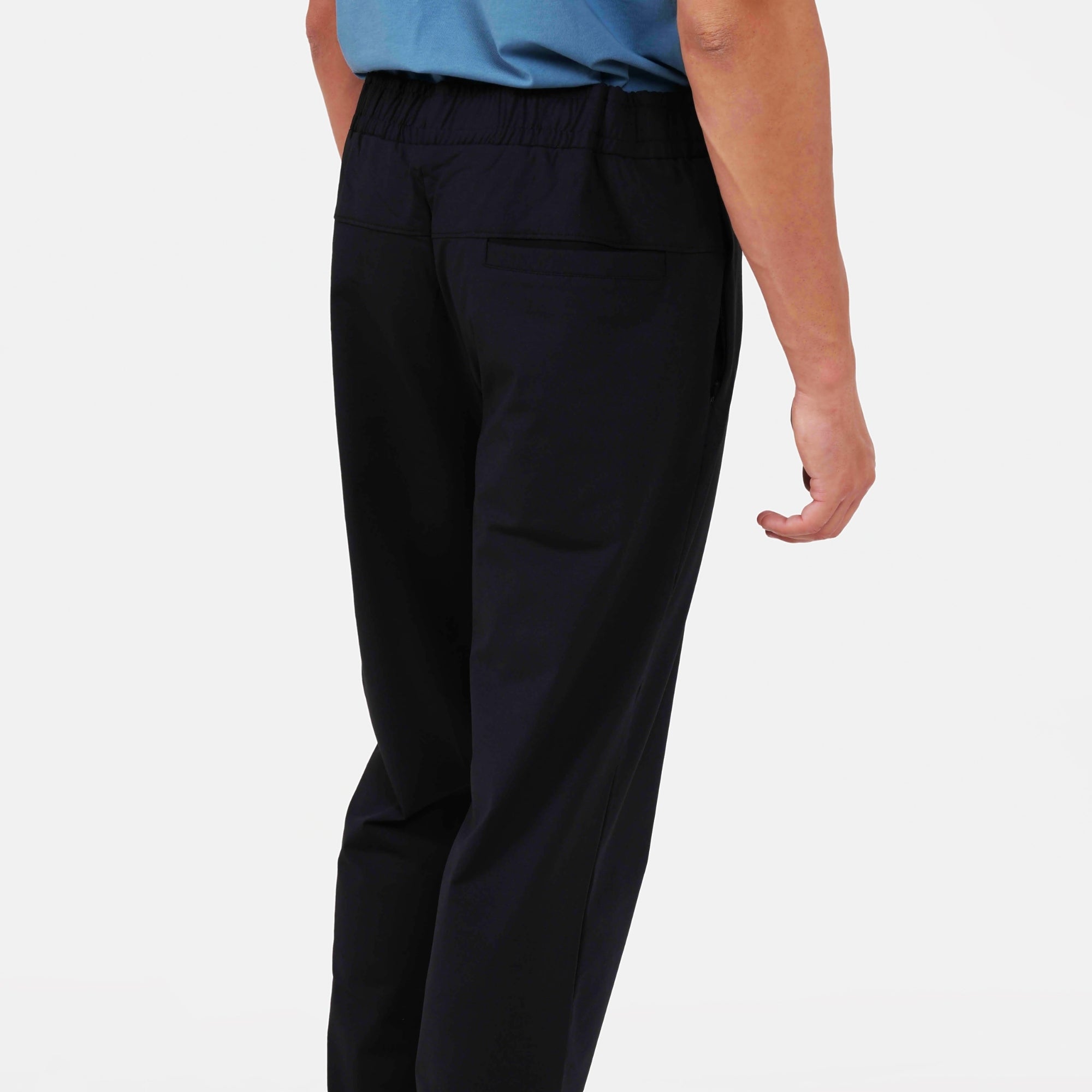 Feelizy Navy BREEZE Lounge Pants - Smooth Finish Zip Pocket Pants