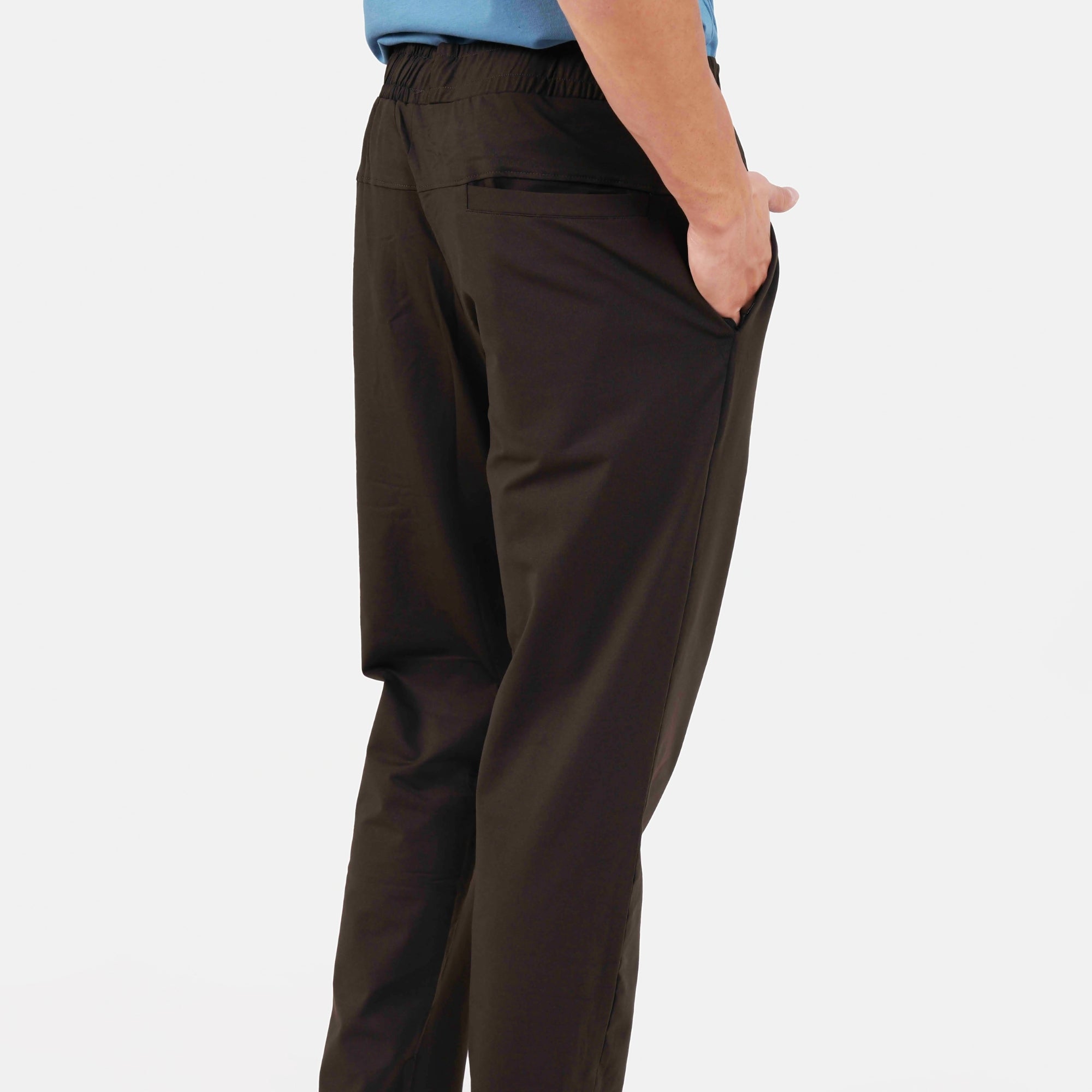 Feelizy Olive BREEZE Lounge Pants - Smooth Finish Zip Pocket Pants