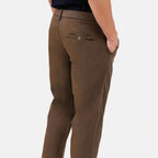 Feelizy Brown FORM Trouser - Stretch Cotton Breathable Pants