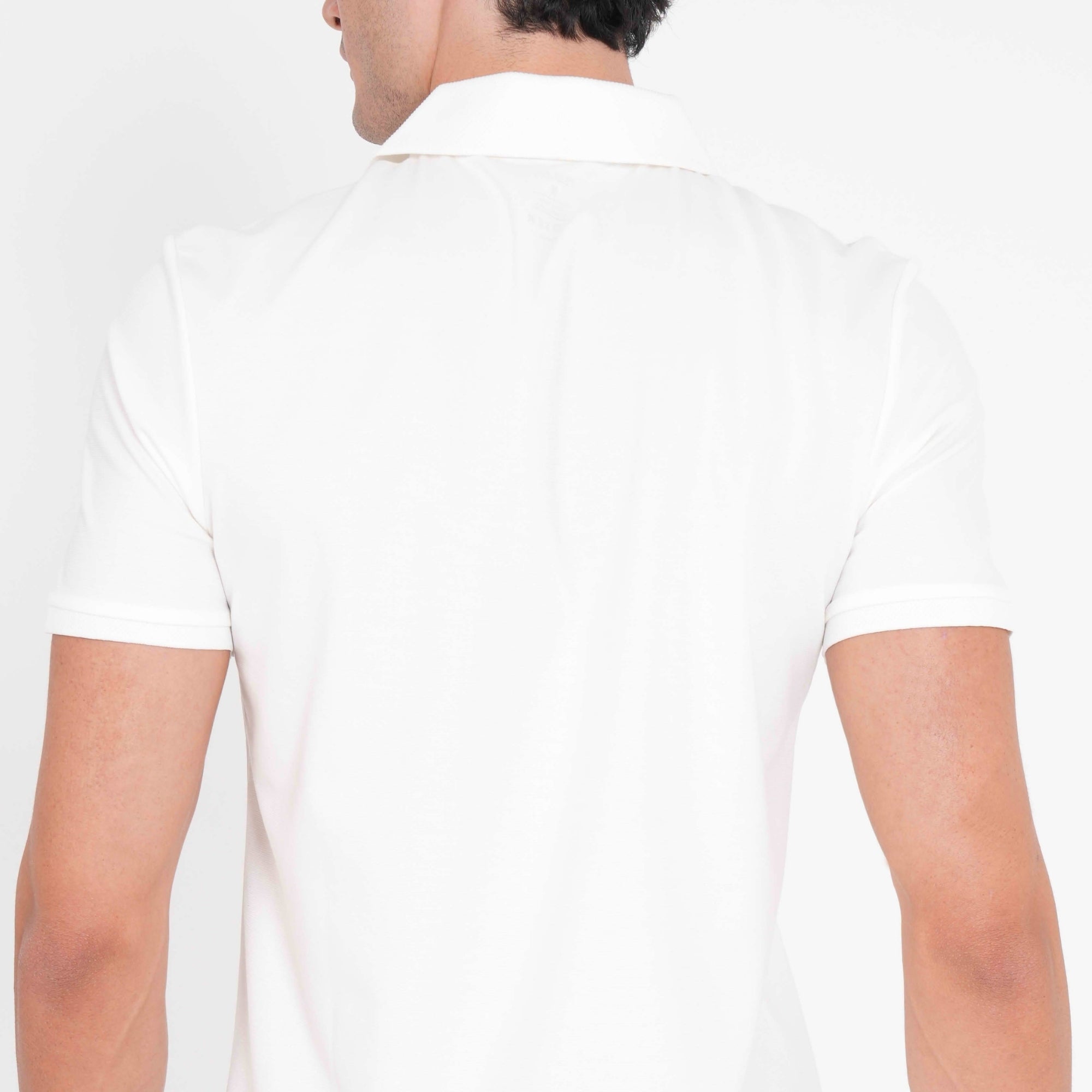 Feelizy White BALANCE Polo - Tissot Dobby Stretch Polo Shirt