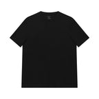 Feelizy Black PRIME Tee - Rib Cotton Breathable T-Shirt