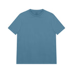 Feelizy Blue PRIME Tee - Rib Cotton Breathable T-Shirt