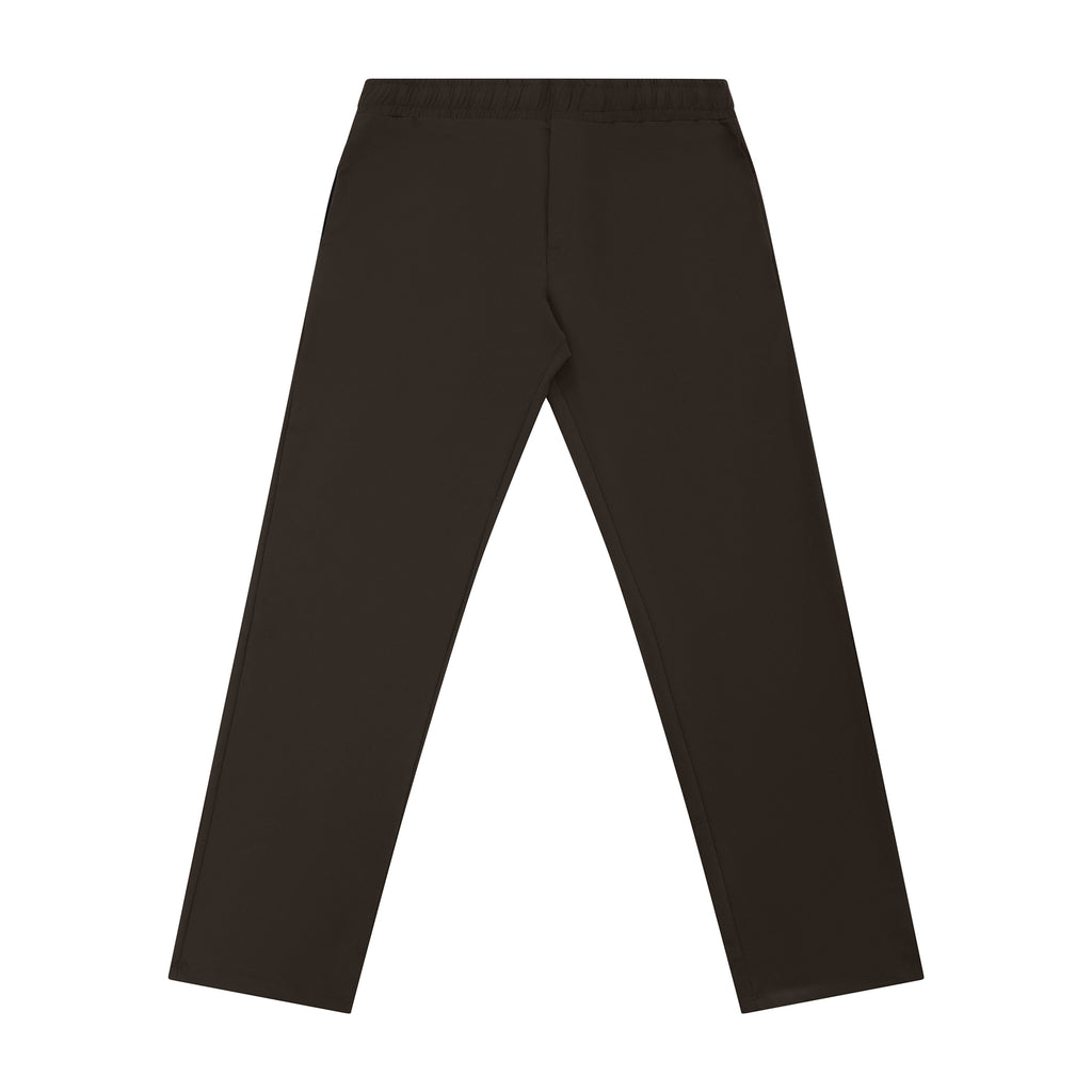 Feelizy Coffee BREEZE Lounge Pants - Smooth Finish Zip Pocket Pants