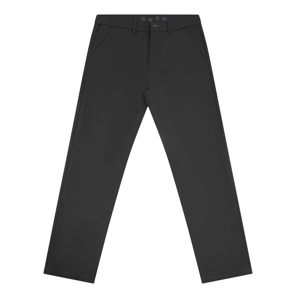 Feelizy Dark Grey FORM Trouser - Stretch Cotton Breathable Pants