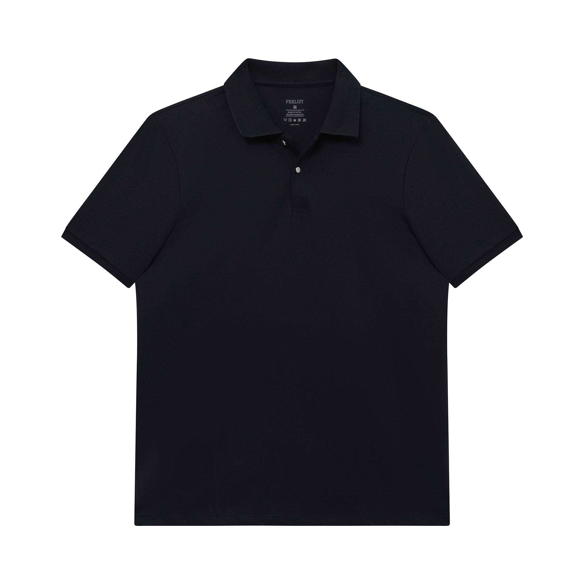 Feelizy Navy BALANCE Polo - Tissot Dobby Stretch Polo Shirt