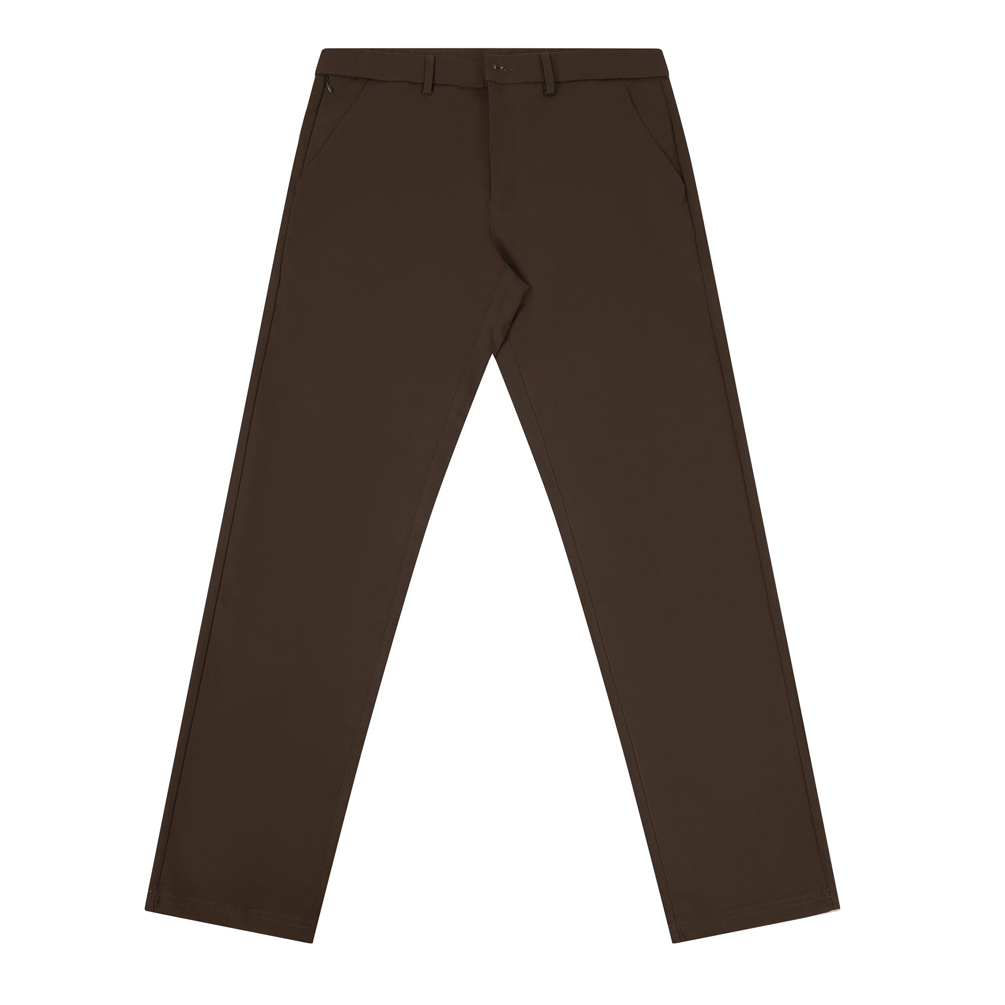 Feelizy Brown FORM Trouser - Stretch Cotton Breathable Pants