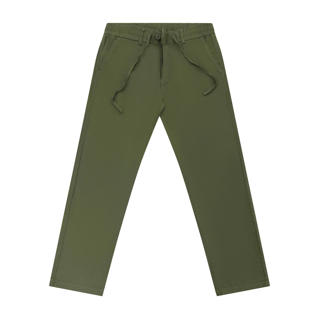 Feelizy Olive FLOW Linen Travel Pant - Lightweight Travel Pants