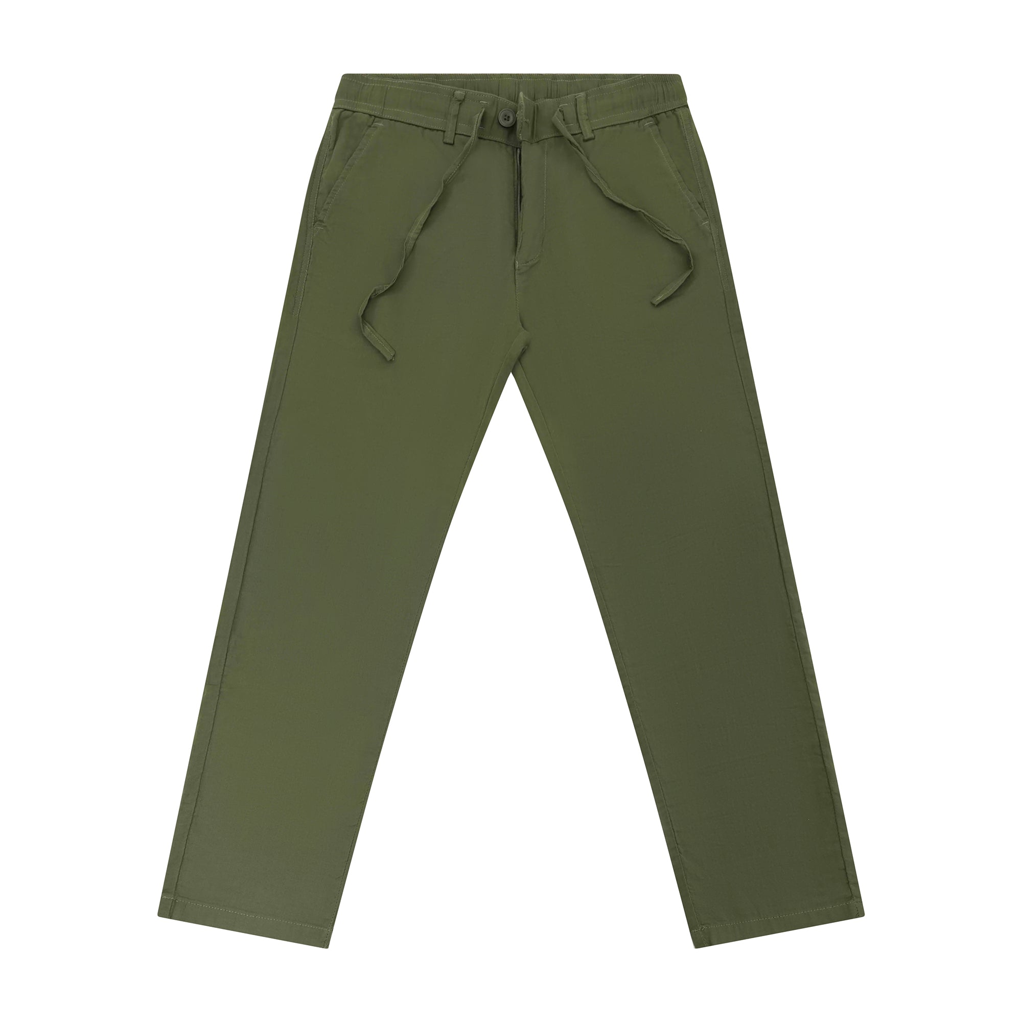 Feelizy Olive FLOW Linen Travel Pant - Lightweight Travel Pants