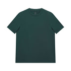 Feelizy Bottle Green CLOUD Tee - Lightweight Cotton Blend T-Shirt