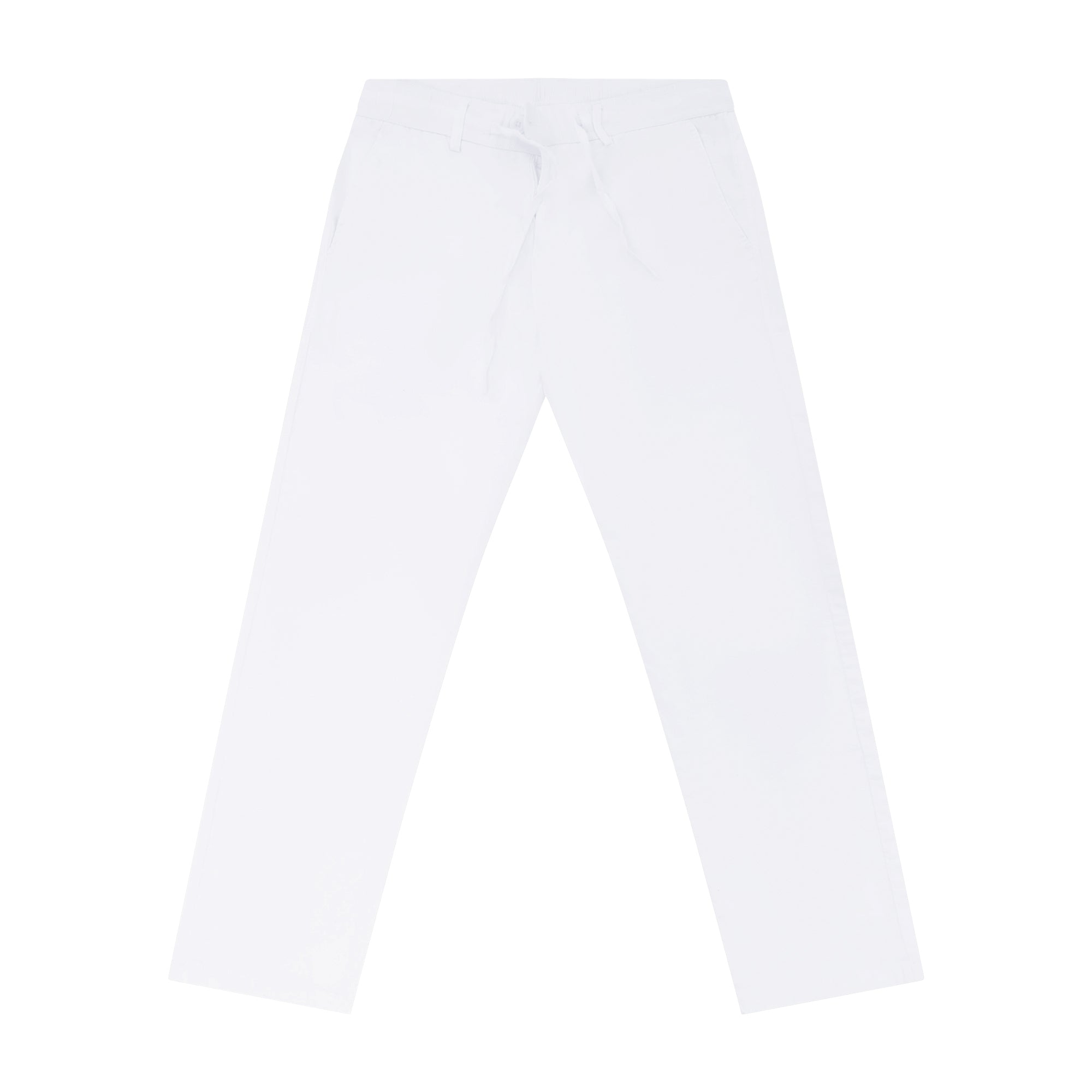 Feelizy White FLOW Linen Travel Pant - Lightweight Travel Pants