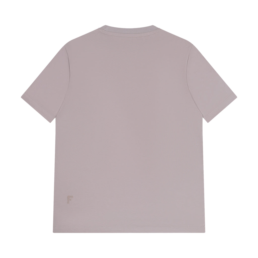 Feelizy Beige PRIME Tee - Rib Cotton Breathable T-Shirt