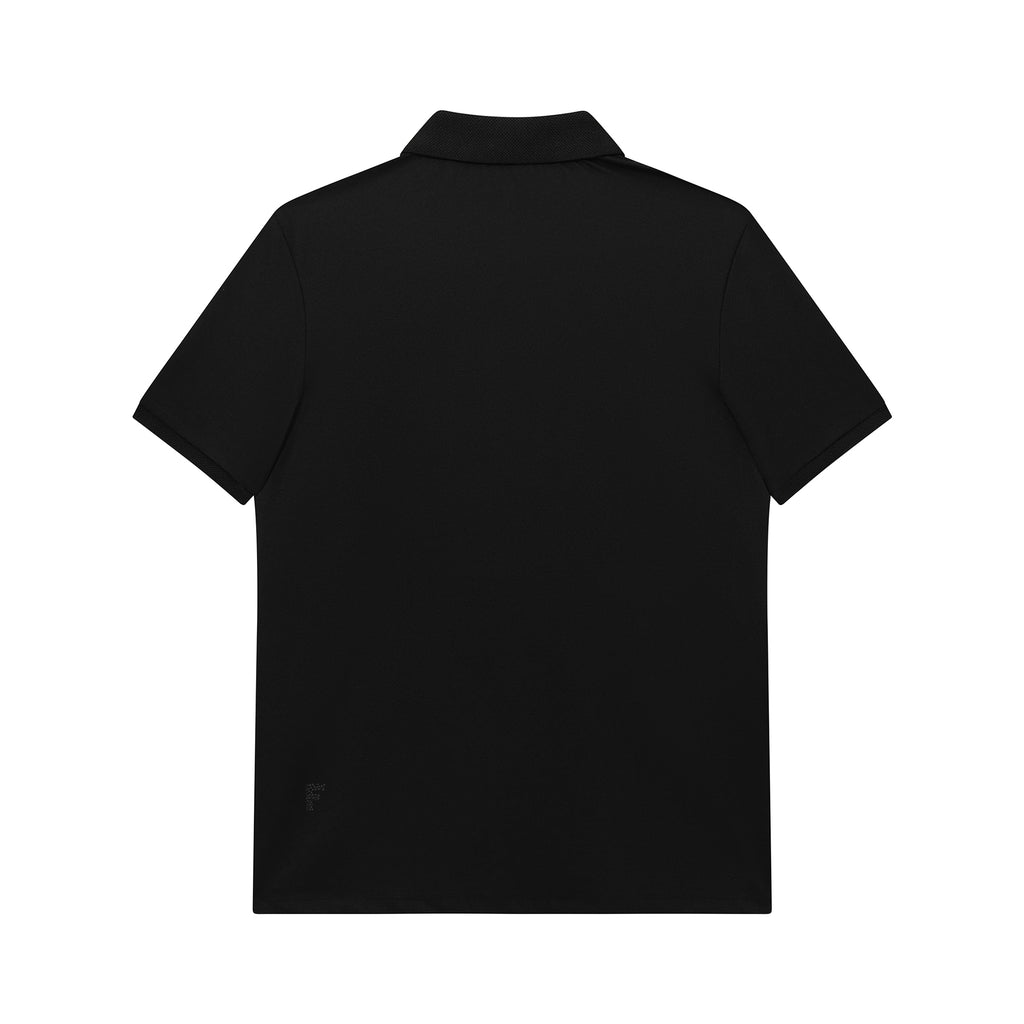 Feelizy Black BALANCE Polo - Tissot Dobby Stretch Polo Shirt