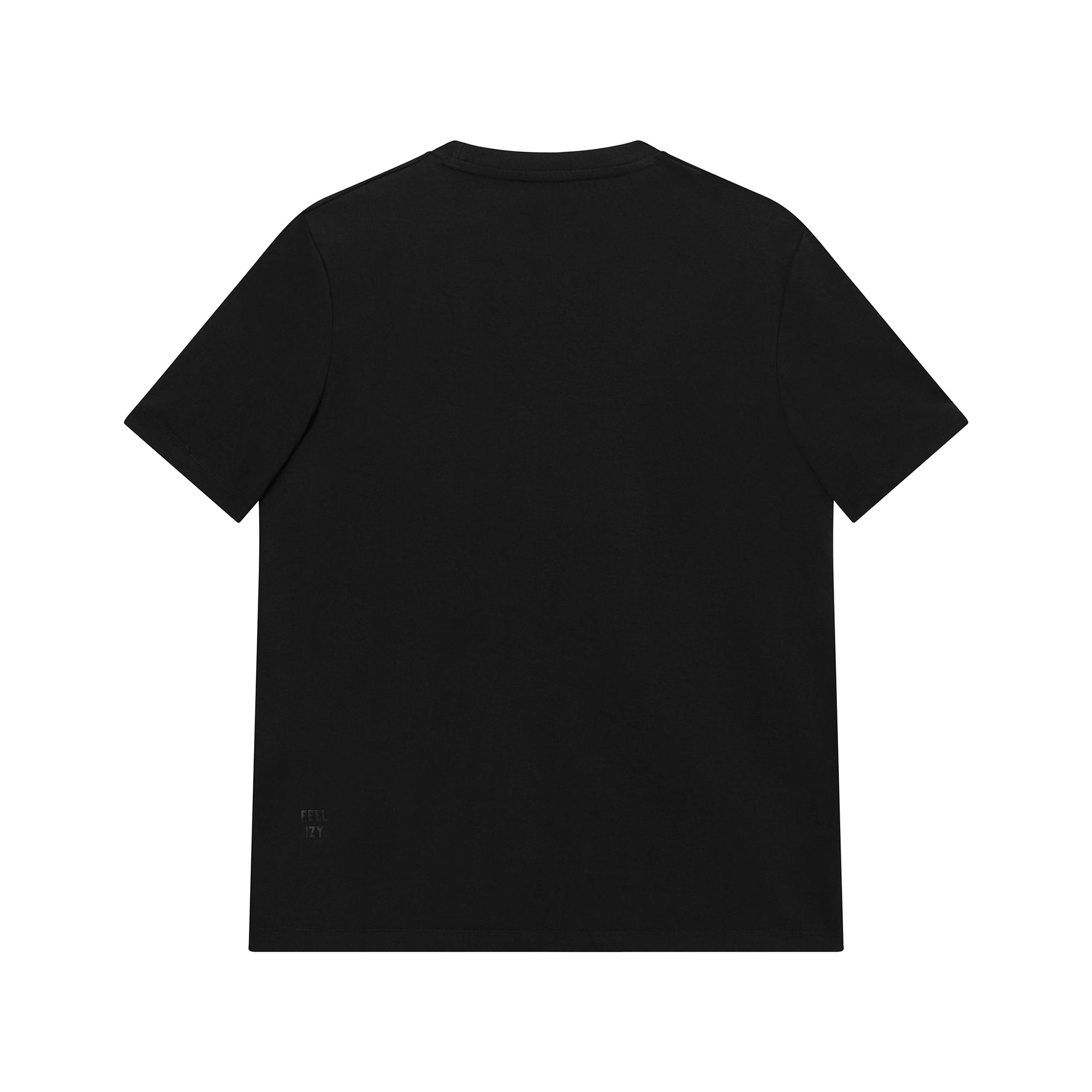 Feelizy Black CLOUD Tee - Lightweight Cotton Blend T-Shirt