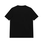 Feelizy Black PRIME Tee - Rib Cotton Breathable T-Shirt